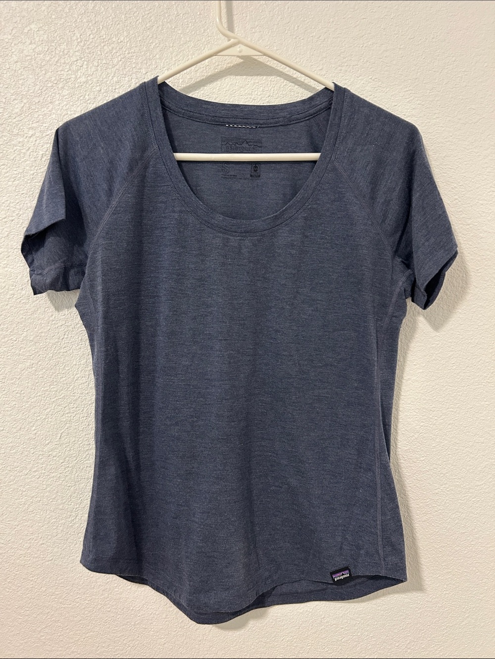 Patagonia Women’s Short Sleeve Scoop Neck Tee - Slate Blue lightweight